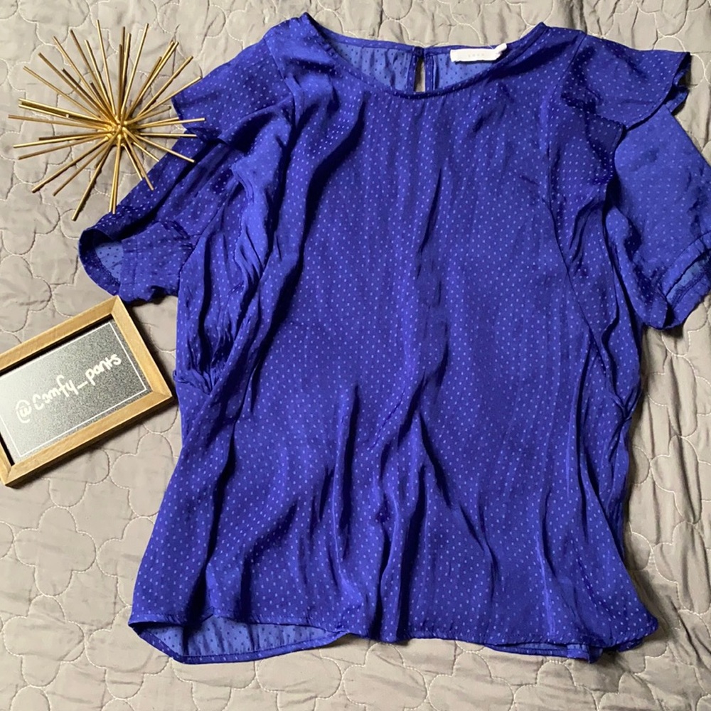 Lush Blue Blouse
